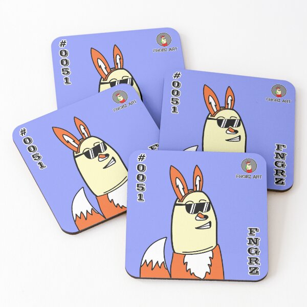 Item preview, FNGRZ - #0051 - THE FOX -  cartoon finger art artwork collection designed and sold by PCMUnlimited.