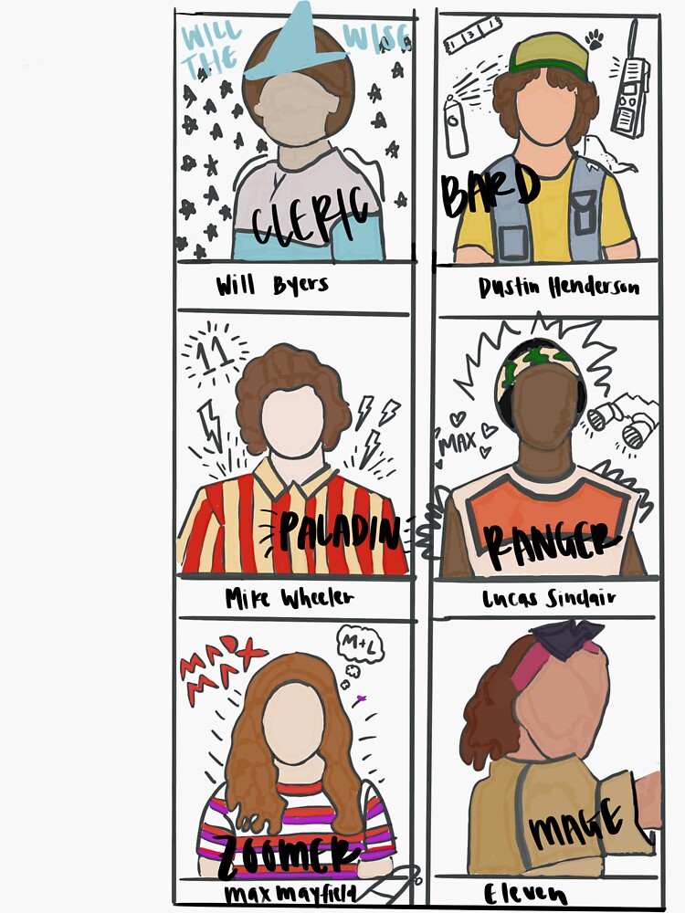 stranger-things-yearbook-sticker-for-sale-by-jillianpearson-redbubble