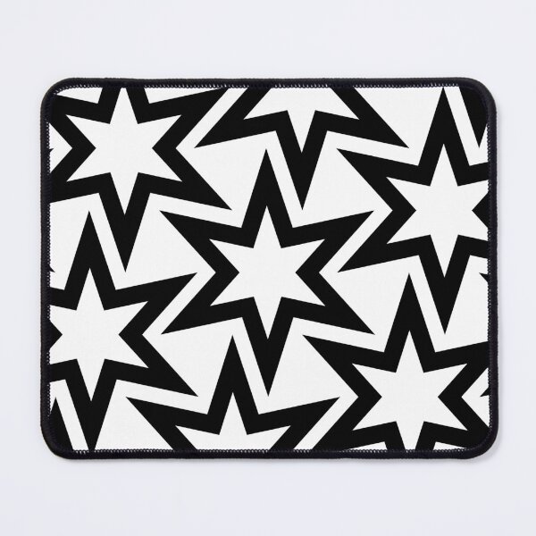 Item preview, Big Black Star Repeating Pattern designed and sold by TMBTM.