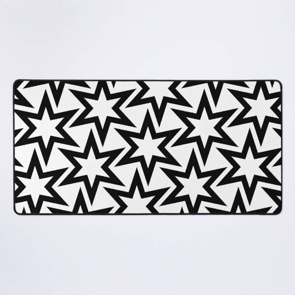 Item preview, Big Black Star Repeating Pattern designed and sold by TMBTM.