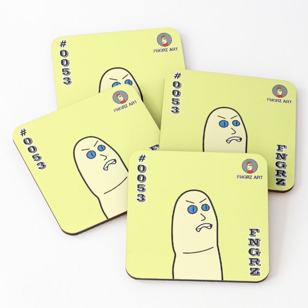 Item preview, FNGRZ - #0053 -  cartoon finger art artwork collection designed and sold by PCMUnlimited.