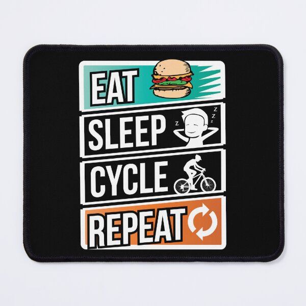 Item preview, Cyclist Bicycle Biking Life Cycle Repeat Love Cycling designed and sold by haselshirt.