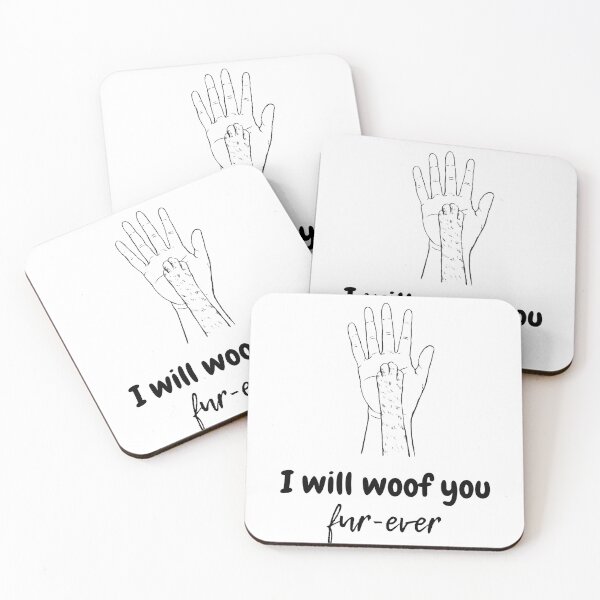 Item preview,  I will woof you fur-ever designed and sold by formylovelydog.