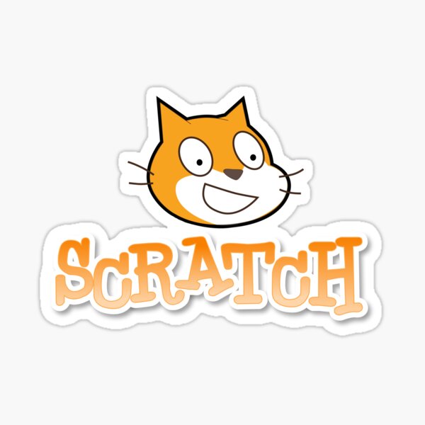 "scratch" Sticker by yourgeekside Redbubble