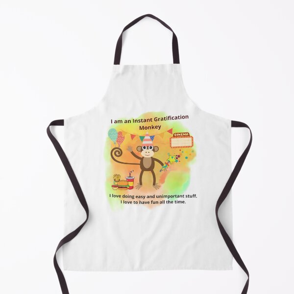 Item preview, The Anatomy of Procrastination - Instant Gratification Monkey designed and sold by Zukhra79.