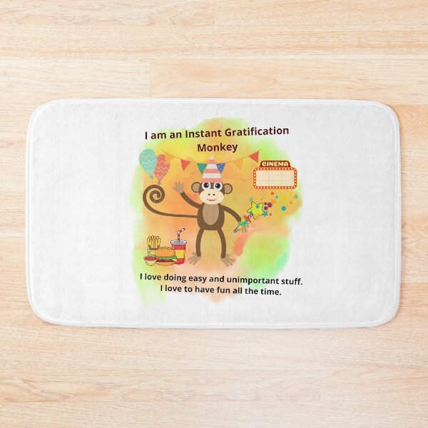 Item preview, The Anatomy of Procrastination - Instant Gratification Monkey designed and sold by Zukhra79.