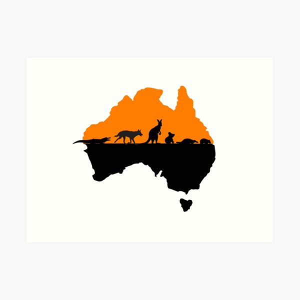 Australia Art Print