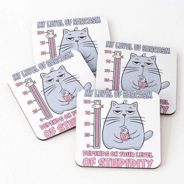 Item preview, My Level Of Sarcasm Depends On Your Level Of Stupidity designed and sold by Fabvity.