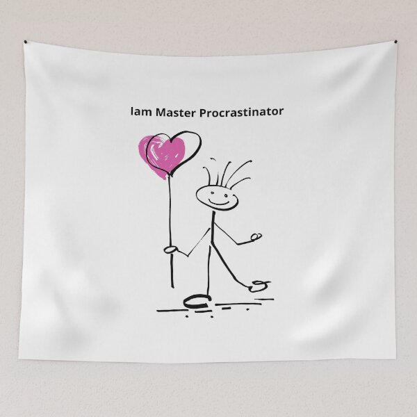 Item preview, The Anatomy of Procrastination - Master Procrastinator  designed and sold by Zukhra79.