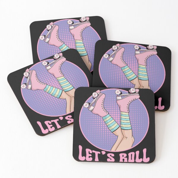 Item preview, Roller Girl Skater Retro 70s and 80s Skating Girls designed and sold by Fabvity.