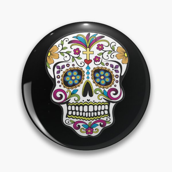 Item preview, Mexican Sugar Skull, Dia De Los Muertos designed and sold by PugD.
