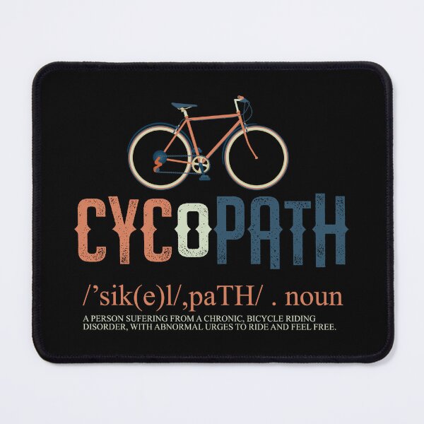 Item preview, Cycopath Cyclist Bicycle Biking Cycling designed and sold by haselshirt.