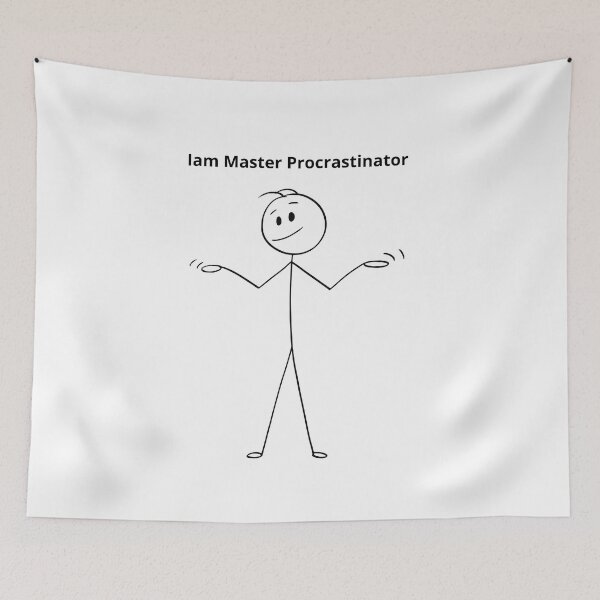 Item preview, The Anatomy of Procrastination - I am Master Procrastinator designed and sold by Zukhra79.