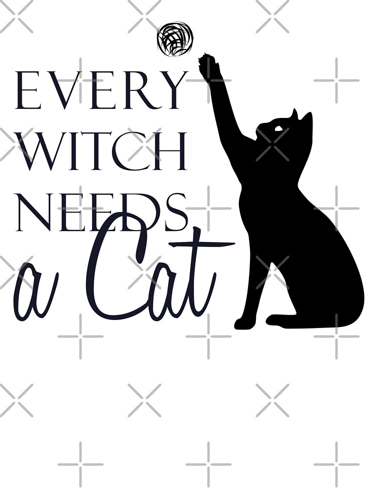 Every Witch Needs a Cat, Kitten, Witchy, Cute Cat Design Kids T-Shirt  for Sale by Ravenvine