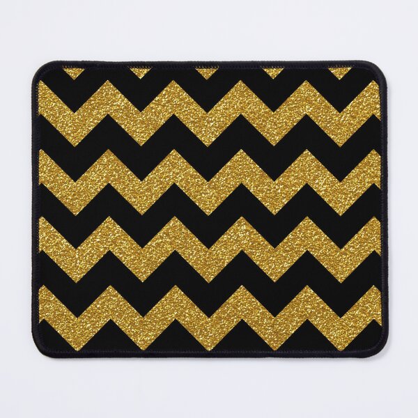 Item preview, Black and Gold Chevron designed and sold by starrylite.