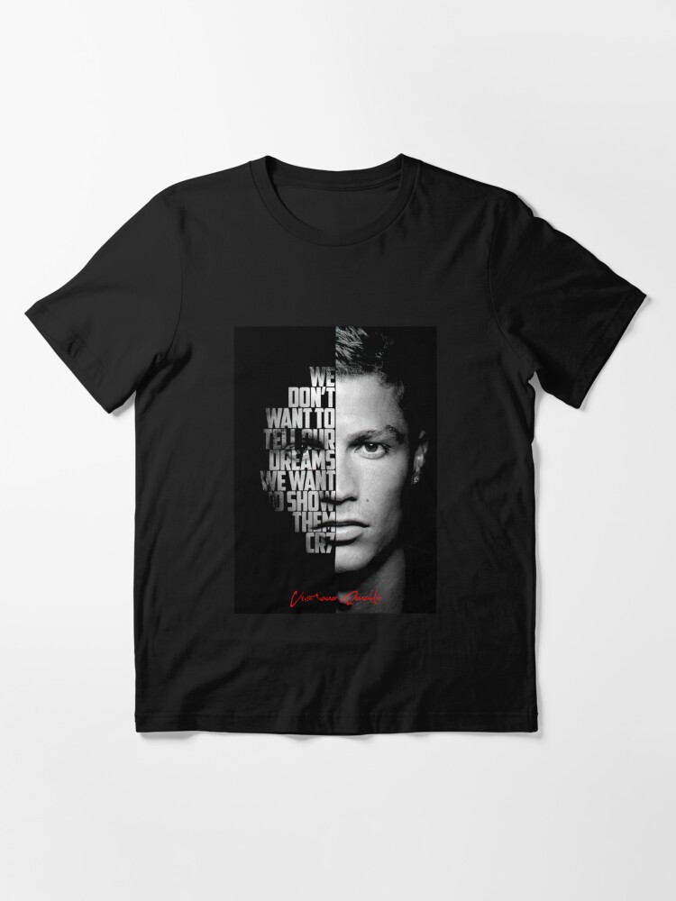 Cristiano Ronaldo Black T shirt