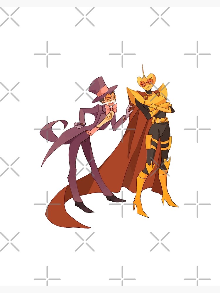 warden superjail cartoon Fanart Tshirt Art Board Print