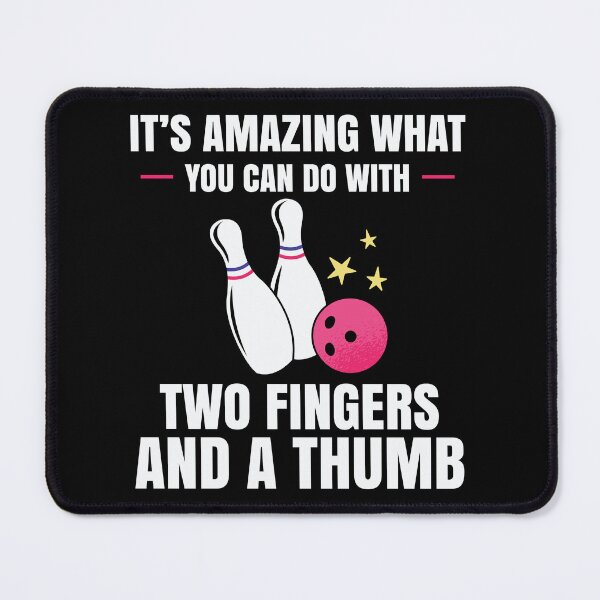 Item preview, Amazing Two Fingers And Thumb Bowling Gift designed and sold by haselshirt.