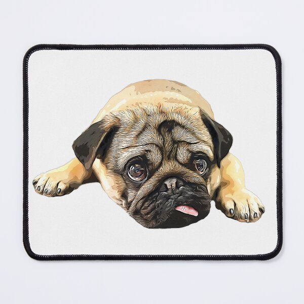 Item preview, Pug -Cute Funny Dog designed and sold by ElegantCat.