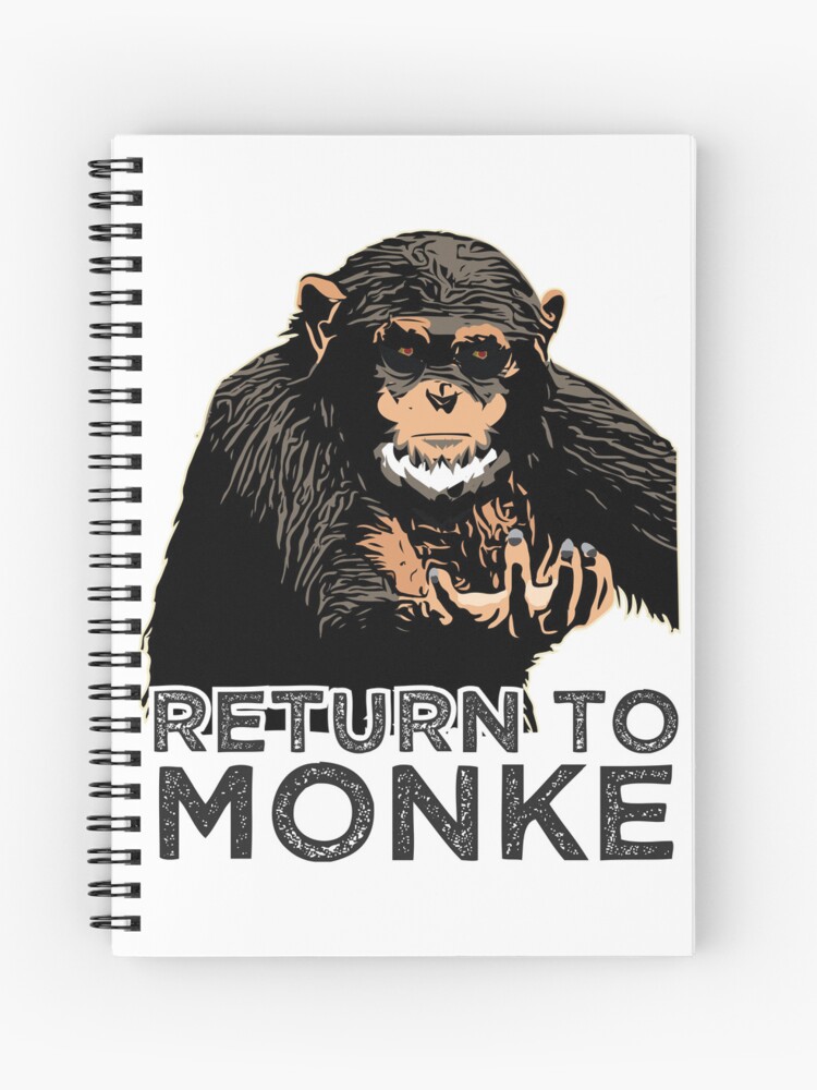 Funny Reject Humanity Return to Monke Meme Monkey Evolution Unisex