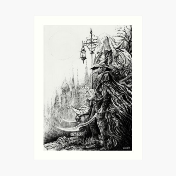 Eileen the Crow - Bloodborne Art Print