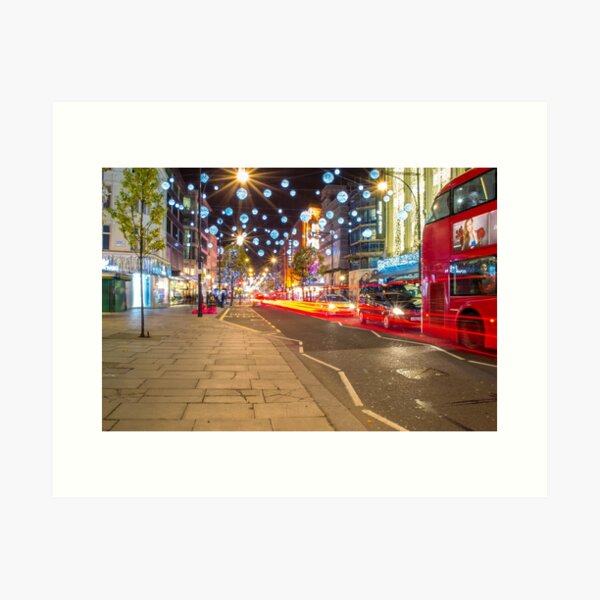 Christmas in London Art Print