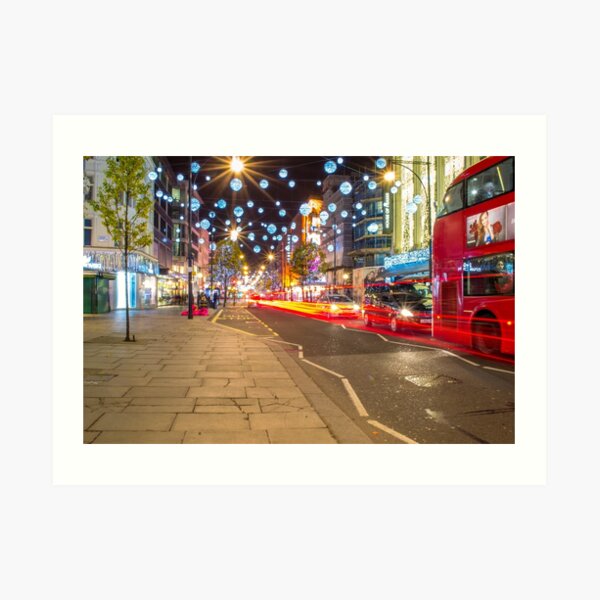 Christmas in London Art Print