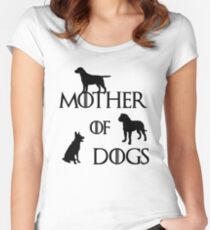 MOTHER OF DOGS Women's Fitted Scoop T-Shirt