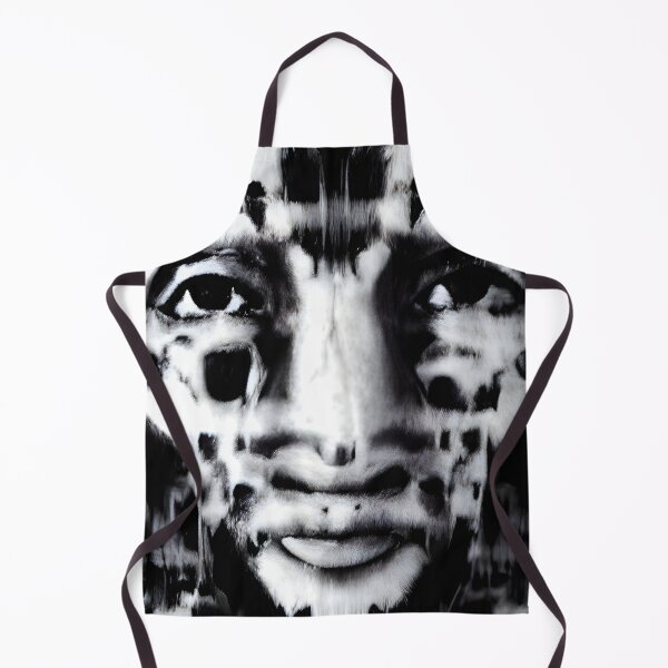 Item preview, Monochrome Leopard Man Face designed and sold by PlacidHinds.
