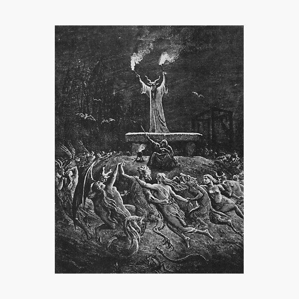 Witches Dancing at a Sabbath - Unknown Doré Photographic Print