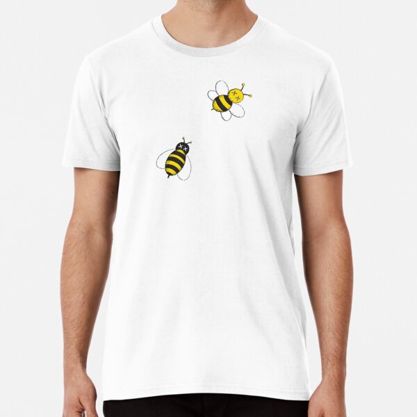 pareja de abejas Camiseta premium