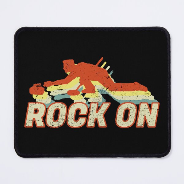 Item preview, Rock On Curling Retro Vintage Ice Sports Gift designed and sold by haselshirt.
