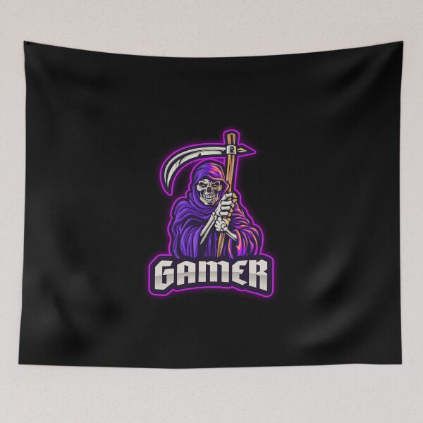 Item preview, Gamer with Glowing Skeleton Character designed and sold by PRIVARSHU.