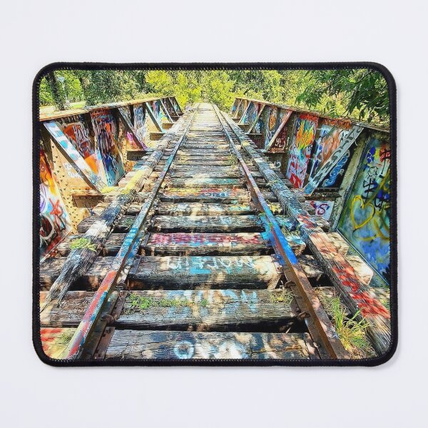Item preview, Graffiti Painted Train Bridge designed and sold by MorningFive.