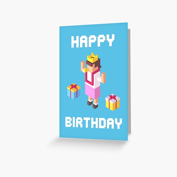 Item preview, Crossy Road - Happy Birthday designed and sold by Hipster Whale.