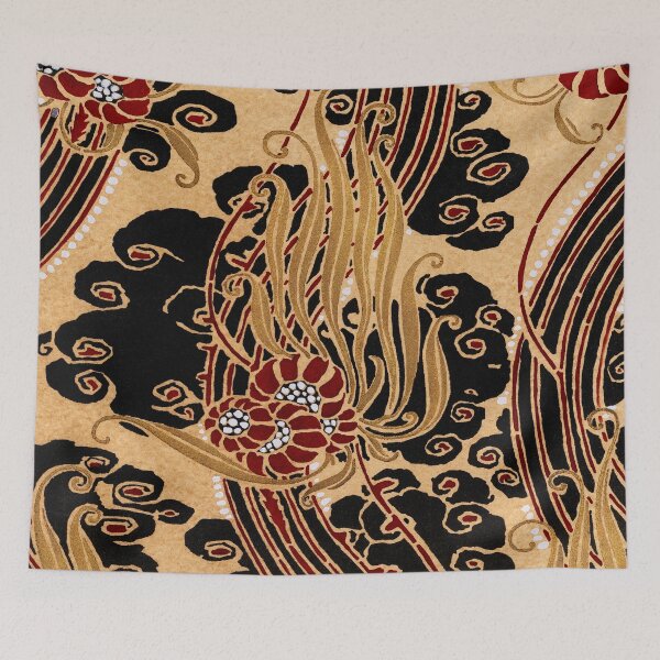 Item preview, Elegant Art Nouveau stencil print Flower Pattern by E.A. Seguy 15 designed and sold by fivo.
