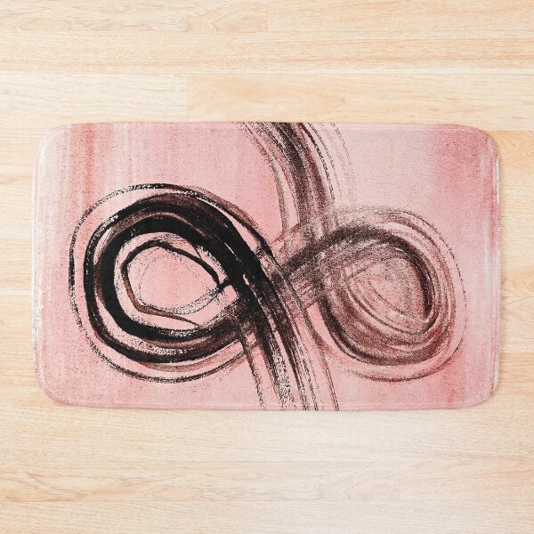 Item preview, Abstract lines on pink background designed and sold by quinnstyle.