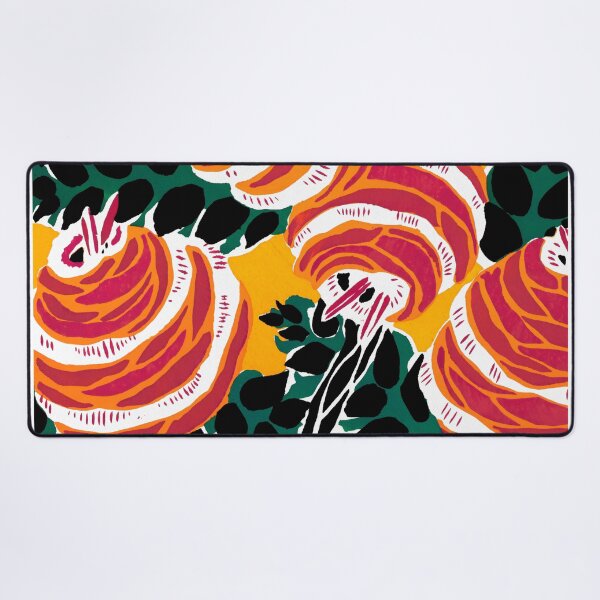 Item preview, Elegant Art Nouveau stencil print Flower Pattern by E.A. Seguy 17 designed and sold by The Happy Plot.