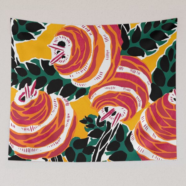 Item preview, Elegant Art Nouveau stencil print Flower Pattern by E.A. Seguy 17 designed and sold by fivo.