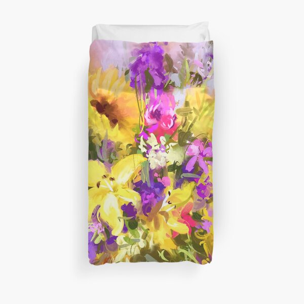 Yellow bouquet Duvet Cover