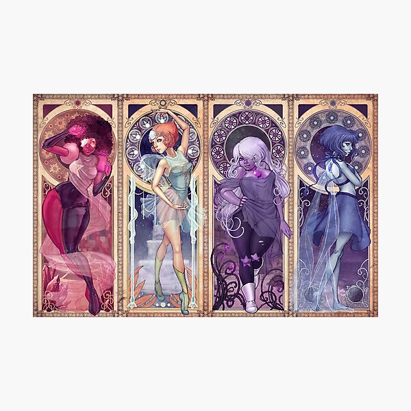 Art Nouveau Gems Photographic Print