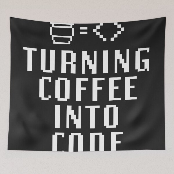 Item preview, Turning coffee into code designed and sold by Code  Monkeys.
