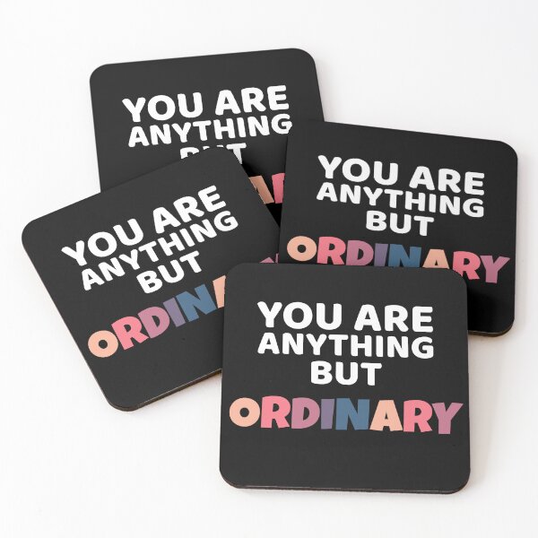 Item preview, You Are Anything But Ordinary - Colorful lettering shirt design for someone Special  designed and sold by 5lav.