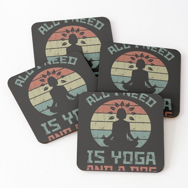 Item preview, All I Need Is Yoga And A Dog designed and sold by RED FIR.