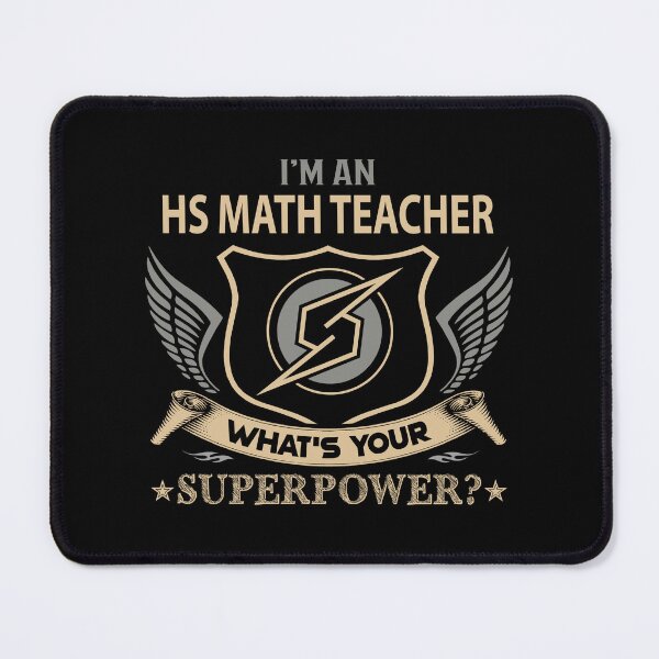 Item preview, Hs Math Teacher T Shirt - Superpower Job Gift Item Tee designed and sold by watkinsmat.