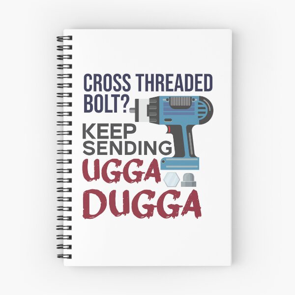 Item preview, Cross Threaded Bolt? Keep Sending Ugga Dugga Funny Mechanic designed and sold by alltheprints.