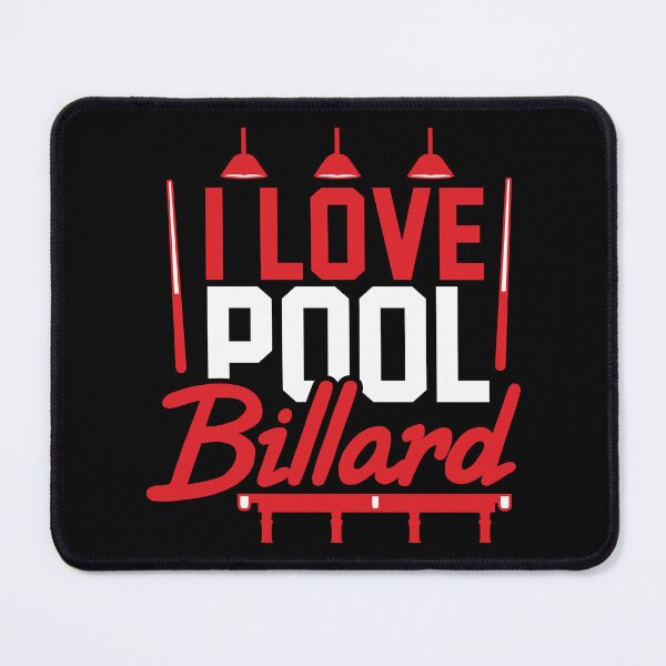 Item preview, I Love Pool Billiard Athlete Player Gift Idea designed and sold by haselshirt.