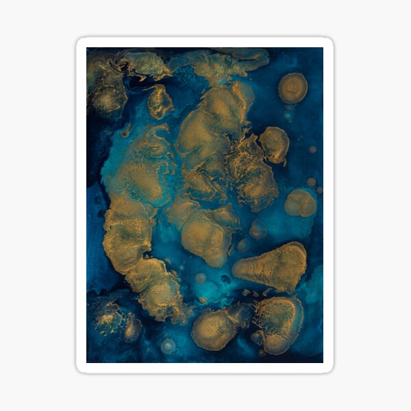Islands Abstracted Sticker