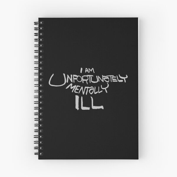 Item preview, I am Unfortunately Mentally Ill (silver text version) designed and sold by moon-detective.