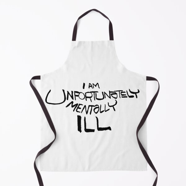 Item preview, I am Unfortunately Mentally Ill (black text version) designed and sold by moon-detective.